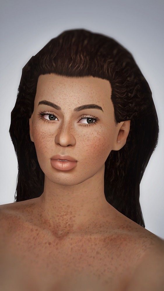 realistic female skins sims 3